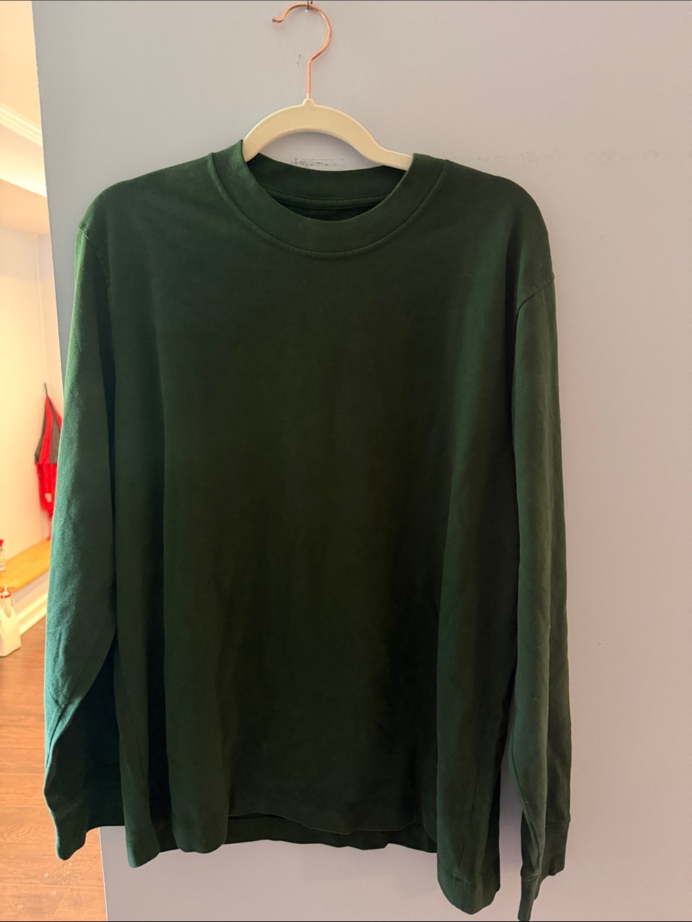 Classic Men's Dark Green Crewneck Tee